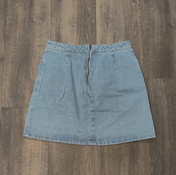 Listicle Denim Mini Skirt - Picture 3 of 4